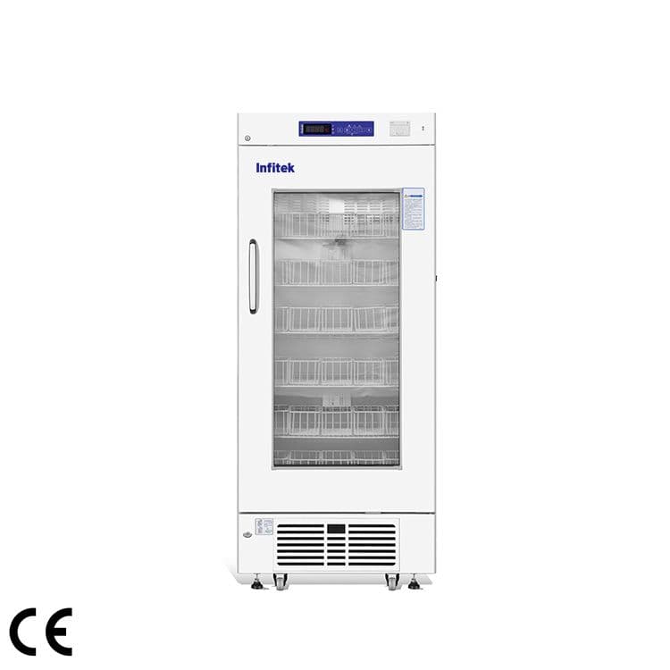 Single Door Blood Bank Refrigerator, BR4-370 — Refrigerator & Freezer Laboratorium