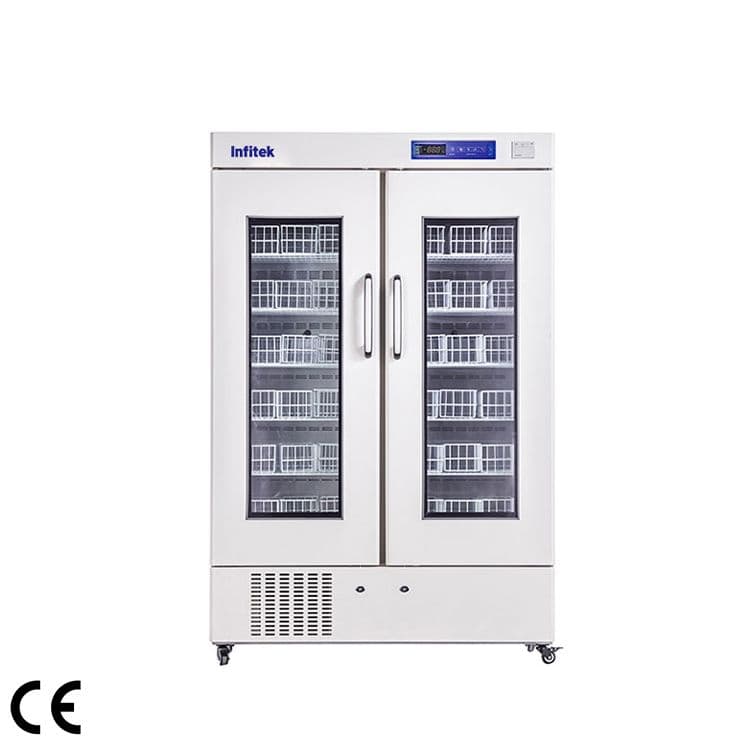 Double-Door Blood Bank Refrigerator, BR4-660, BR4-1000 — Refrigerator & Freezer Laboratorium