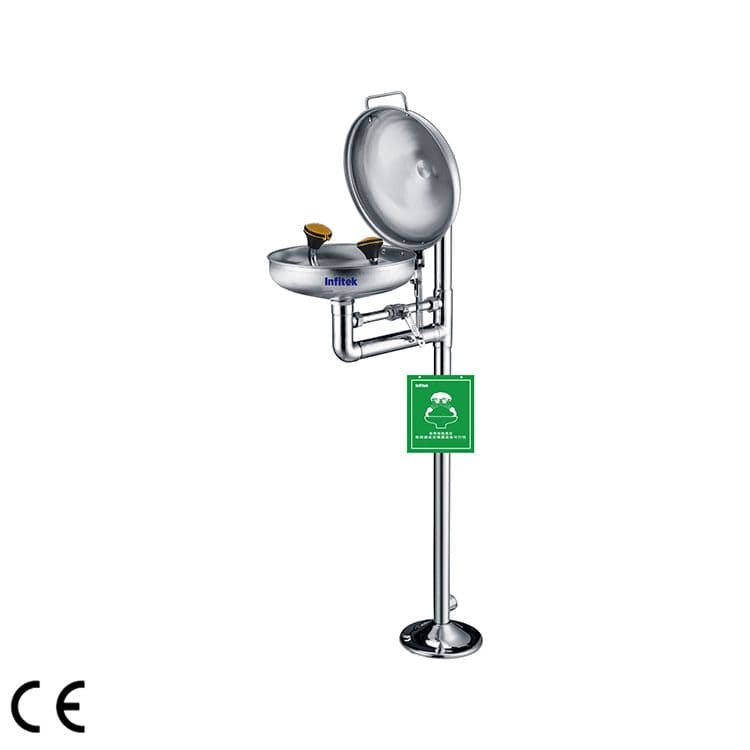 Vertical emergency eye wash, EEWS-315 — Eye Washer & Keselamatan Laboratorium