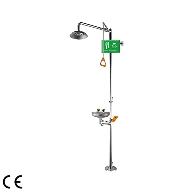 Wall Mounted Shower and Eye Wash, EEW-317 — Eye Washer & Keselamatan Laboratorium