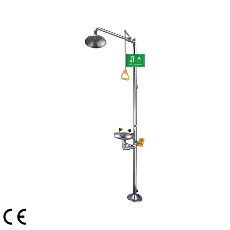 Eye/Face wash and Shower Combination Station, EEWS-300 — Eye Washer & Keselamatan Laboratorium