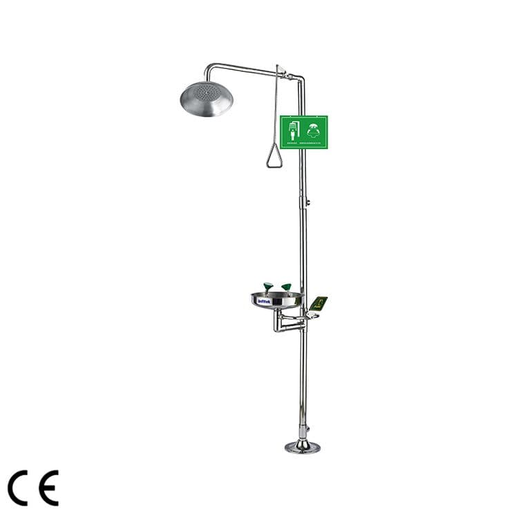 Eye/Face wash and Shower combination station, EEWS-305 — Eye Washer & Keselamatan Laboratorium