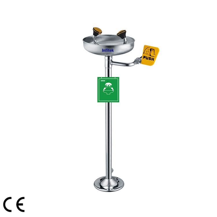 Vertical Emergency Eye Wash, EEWS-322 — Eye Washer & Keselamatan Laboratorium