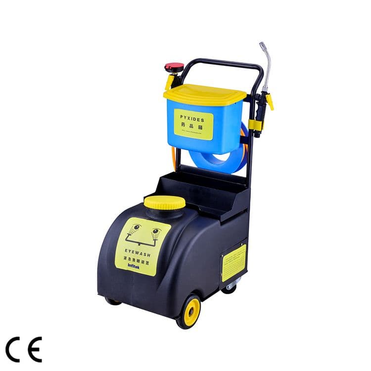 Portable pressure hand-held shower/eye wash, EWP-105 — Eye Washer & Keselamatan Laboratorium