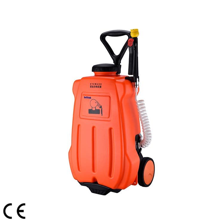 Portable pressure hand-held shower/eye wash, EWP-107 — Eye Washer & Keselamatan Laboratorium