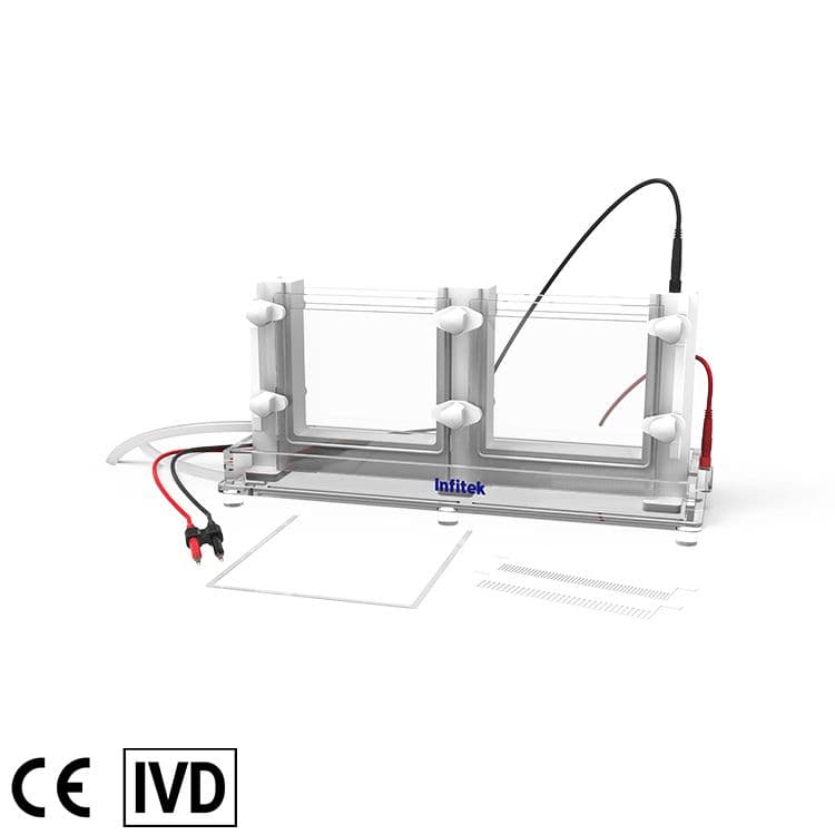 Vertical Electrophoresis Cell, GEP-VH-SCZ03 — Elektroforesis, PCR & Biologi Molekuler