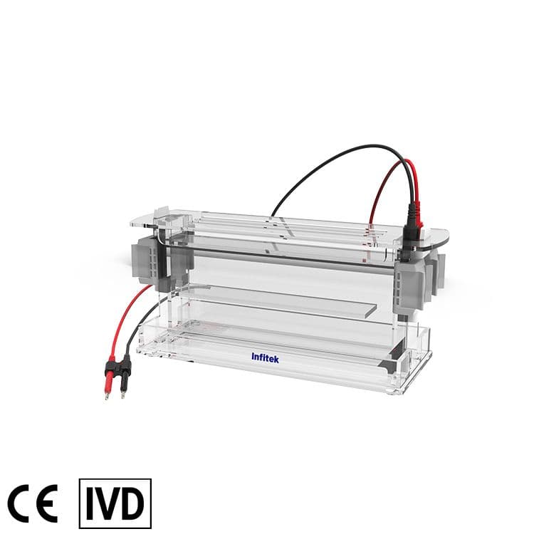 Vertical Electrophoresis Tank, GEP-VH-SCZ04B1 — Elektroforesis, PCR & Biologi Molekuler