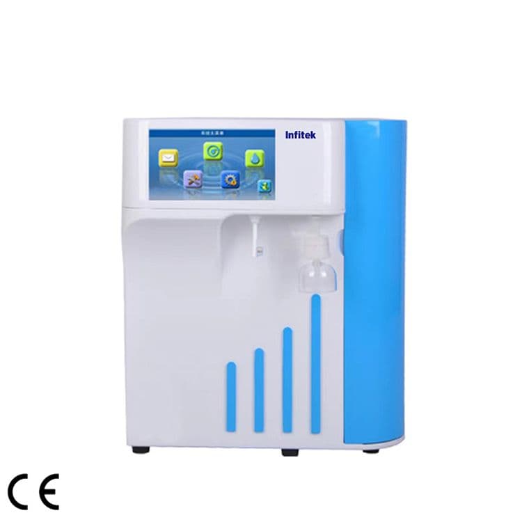 Touch Color Screen Ultra-pure Water Purifier, LWP-F3 Series — Water Purifier Laboratorium