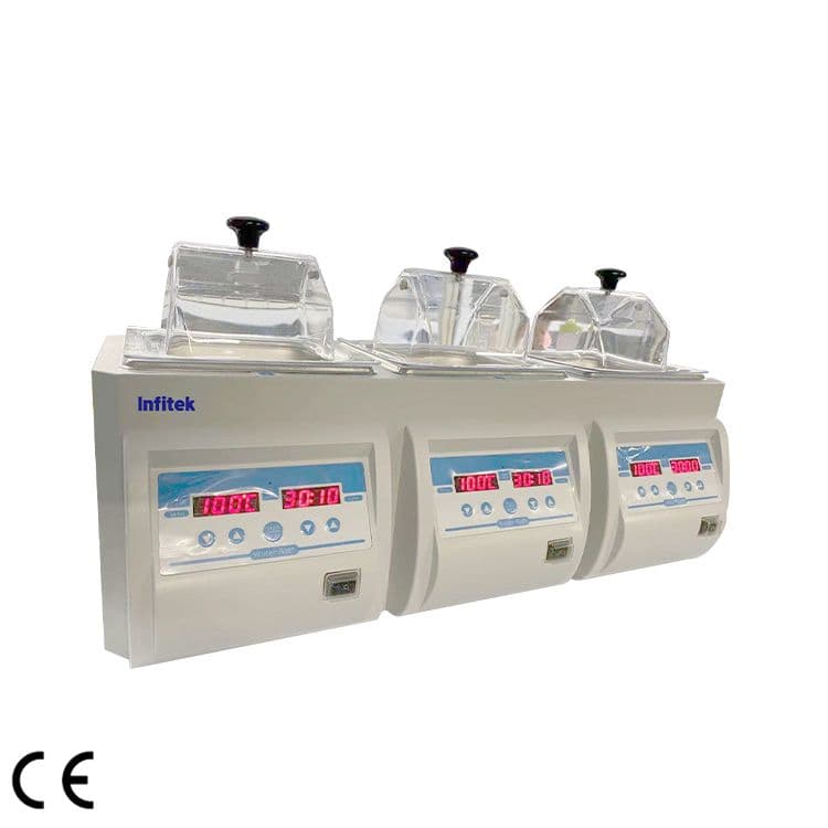 Thermostat Water Bath With 3 Tanks, WB-1R3H-6R — Water Bath & Block Heater