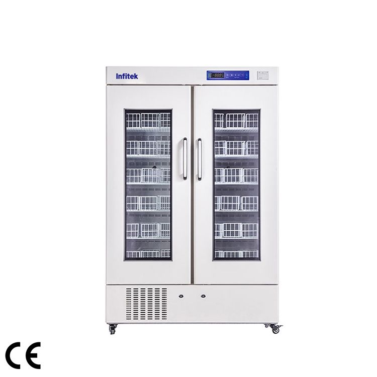 Double-Door Blood Bank Refrigerator, BR4-660, BR4-1000 — Refrigerator & Freezer Laboratorium