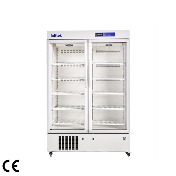 2-8 ℃ Double Door Laboratory Refrigerator, PR5-1000 — Refrigerator & Freezer Laboratorium