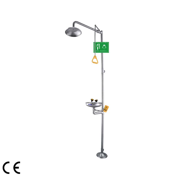 Eye/Face Wash and Shower Combination Station, EEWS-310 — Eye Washer & Keselamatan Laboratorium