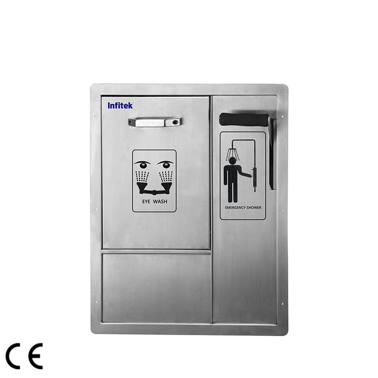 Wall Embedded Emergency Shower & Eye Wash Room, EEWS-316 — Eye Washer & Keselamatan Laboratorium