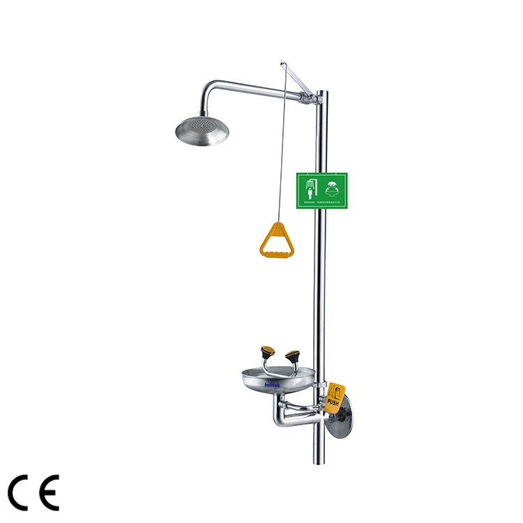 Eye/Face Wash and Shower Combination Station, EEWS-320 — Eye Washer & Keselamatan Laboratorium