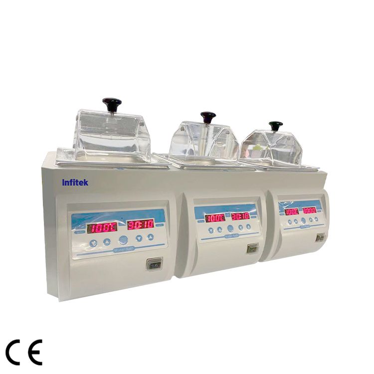 Thermostat Water Bath With 3 Tanks, WB-1R3H-6R — Water Bath & Block Heater
