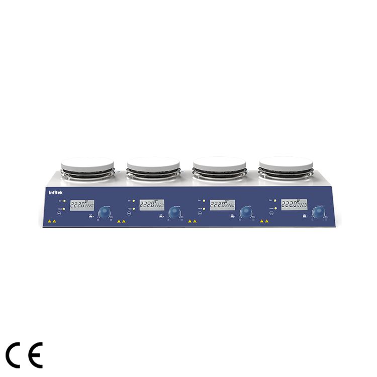 Hotplate Magnetic Stirrer, 4-Channel Type, HPS-M340-S4 — Stirrer, Mixer & Hotplate